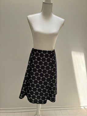 Renee C. blue and white skirt